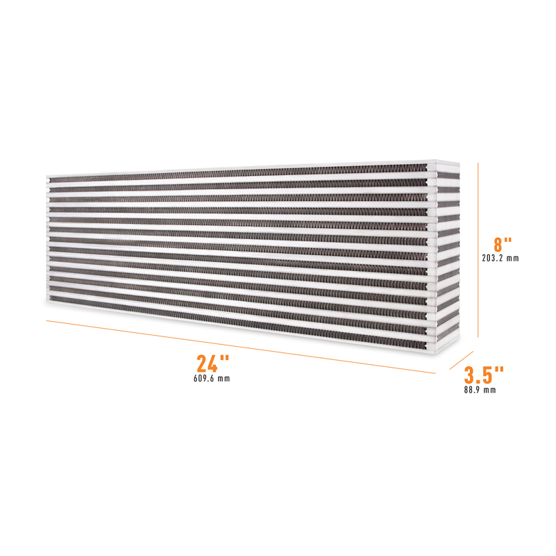 Mishimoto — Mishimoto Universal Air-to-Air Intercooler Core - 24in / 8in / 3.5in - view 3